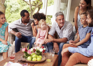 An Alabama family having a discussion about estate planning.