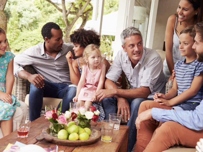 An Alabama family having a discussion about estate planning.