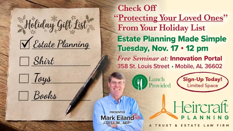 Estate Planning Made Simple, November 17, 2026